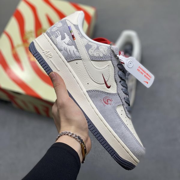 New Customers Only, Limit One. Nike Air Force 1 '07 Low "Year Of The Horse Limited Edition - Grey Blue White" Air Force One Lo auoq5eve