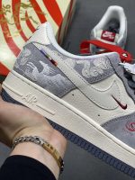 New Customers Only, Limit One. Nike Air Force 1 '07 Low "Year Of The Horse Limited Edition - Grey Blue White" Air Force One Lo auoq5eve - Image 7