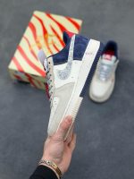 New Customers Only, Limit One. Nike Air Force 1 '07 Low "Year Of The Horse Limited Edition - Grey Blue White" Air Force One Lo 76nlt25z - Image 4