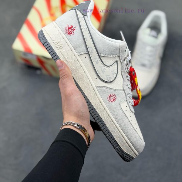 New Customers Only, Limit One. Nike Air Force 1 '07 Low "Year Of The Horse Limited Edition - White Black And Grey" Air Force O 52cr9gdo