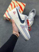 New Customers Only, Limit One. Nike Air Force 1 '07 Low "Year Of The Horse Limited Edition - White Grey Blue" Air Force One Lo ajp7522m - Image 2