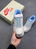 New Customers Only, Limit One. The Nike Air Force 1 Ice Blue Ghost Face Shoe Features A Large S Woosh On The Side With Ice Blu fm2kxsdt - Image 3