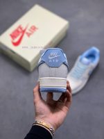 New Customers Only, Limit One. The Nike Air Force 1 Ice Blue Ghost Face Shoe Features A Large S Woosh On The Side With Ice Blu fm2kxsdt - Image 5