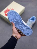 New Customers Only, Limit One. The Nike Air Force 1 Ice Blue Ghost Face Shoe Features A Large S Woosh On The Side With Ice Blu fm2kxsdt - Image 6