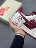 New Customers Only, Limit One. Nike Air Force 1 Wine Red Ghost Face CustomThis Is A Pair Of Air Force 1 Customized Shoes That xstehpyu - Image 7
