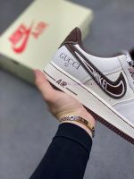 New Customers Only, Limit One. Nike Air Force 1 X Gucci Milk Baijiu Red Co Branded CustomDouble Swoosh Design On The Side Of T hwcq7m92 - Image 7
