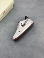 New Customers Only, Limit One. Nike Air Force 1 X Gucci Milk Baijiu Red Co Branded CustomDouble Swoosh Design On The Side Of T hwcq7m92 - Image 8