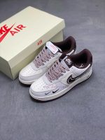 New Customers Only, Limit One. Nike Air Force 1 X Gucci Milk Baijiu Red Co Branded CustomDouble Swoosh Design On The Side Of T hwcq7m92 - Image 9