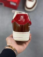 New Customers Only, Limit One. Epic LevelNike Air Force 1'07 Low Year Of The Horse Limited Edition Retro Brown Coffee RedThis 175k3553 - Image 5