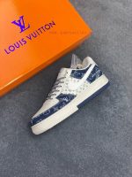New Customers Only, Limit One. Nike Air Force 1 '07 Low "LV Collaboration - Double Blue Cowboy" Air Force One Low Top Sneakers 4j0caq1u - Image 8