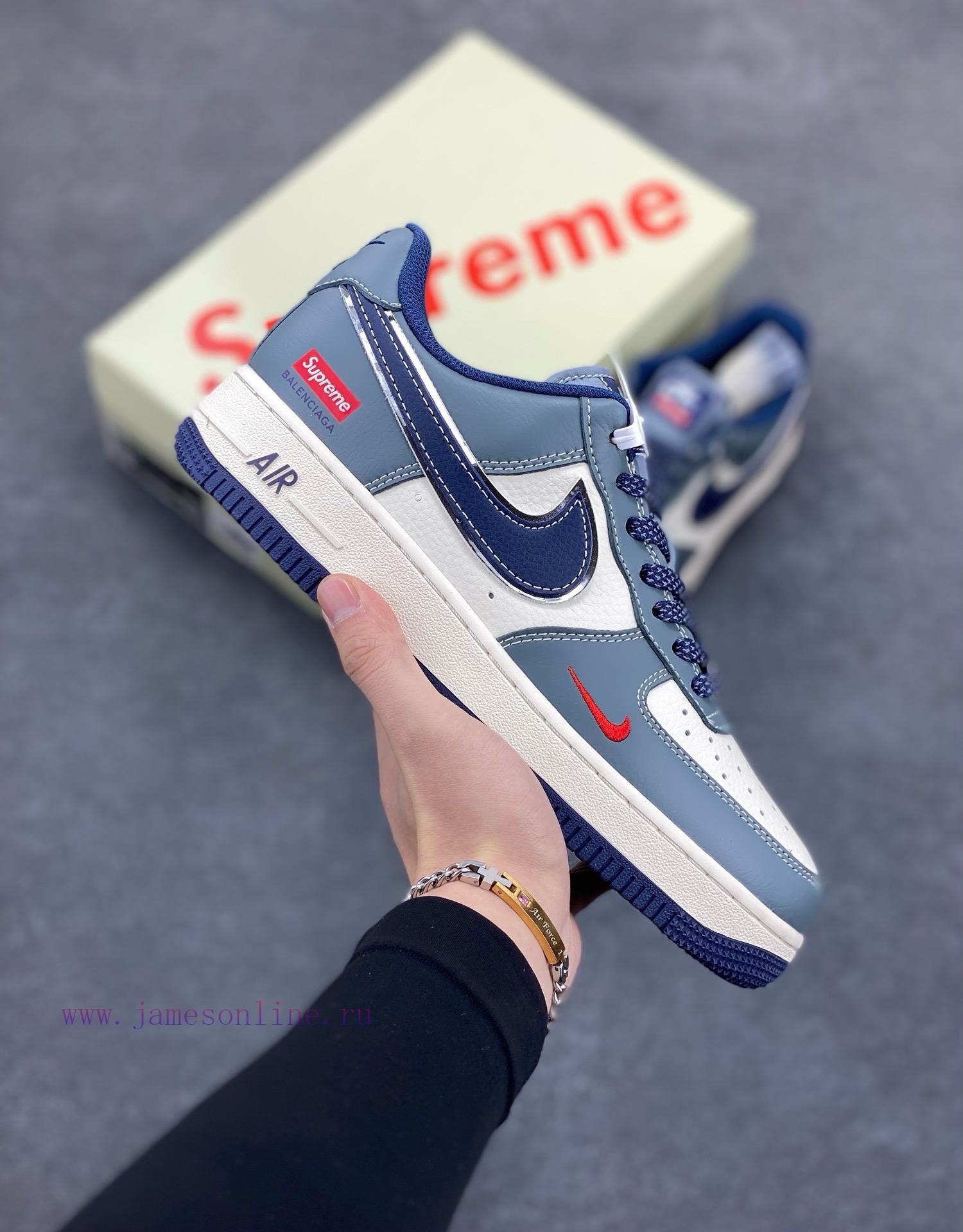 a4dnftiahlk.jpg New Customers Only, Limit One. Nike Air Force 1'07 Low "Supreme Collaboration - Grey Blue Little Red Hook" Air Force One Low T hrdxzfis - Image 1