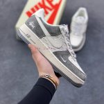 New Customers Only, Limit One. Nike Air Force 1'07 Low "Stusey - Simple Grey" Air Force One Low Top Sneakers Casual Shoes Fold sew0lmhf