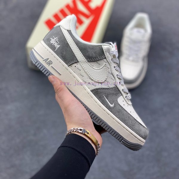 New Customers Only, Limit One. Nike Air Force 1'07 Low "Stusey - Simple Grey" Air Force One Low Top Sneakers Casual Shoes Fold sew0lmhf