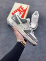 New Customers Only, Limit One. Nike Air Force 1'07 Low "Stusey - Simple Grey" Air Force One Low Top Sneakers Casual Shoes Fold sew0lmhf - Image 2