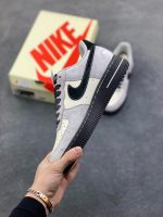 New Customers Only, Limit One. Nike Air Force 1'07 Low "Stusey Collaboration - All Black Bottom" Air Force One Low Top Sneaker bzrrh4x6 - Image 4