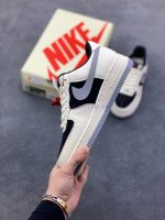 New Customers Only, Limit One. Nike Air Force 1'07 Low - "Stusey Collaboration - Mi Black Gray Bottom" Air Force One Low Top S e40xx1t2 - Image 4