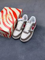 New Customers Only, Limit One. Nike Air Force 1 '07 Low "Year Of The Horse Limited Edition - Brown Grey Red" Air Force One Low bmrl034y - Image 9