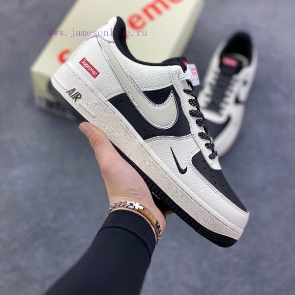New Customers Only, Limit One. Nike Air Force 1'07 Low "Foggy White Mark" Air Force One High End Customized Low Cut SneakerMil n1ymcfr1