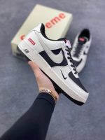 New Customers Only, Limit One. Nike Air Force 1'07 Low "Foggy White Mark" Air Force One High End Customized Low Cut SneakerMil n1ymcfr1 - Image 2