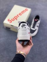 New Customers Only, Limit One. Nike Air Force 1'07 Low "Foggy White Mark" Air Force One High End Customized Low Cut SneakerMil n1ymcfr1 - Image 5