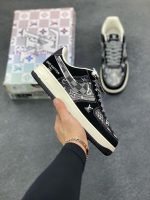 New Customers Only, Limit One. Overseas Popular Limited Edition Release Of High-end Custom Nike Air Force 1 '07 Low "Louis Vui enf2l77r