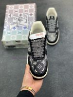 New Customers Only, Limit One. Overseas Popular Limited Edition Release Of High-end Custom Nike Air Force 1 '07 Low "Louis Vui enf2l77r - Image 3