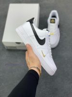 New Customers Only, Limit One. CoreAir Force 1 Nike Low White And Black Small Double Hook Original Last Original Paperboard Cr dge2u2s8