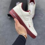 New Customers Only, Limit One. CoreNike Air Force 1 Low 40th Anniversary Rice White Red Air Force No.1 Low Top Sports And Leis 9lww2c1p
