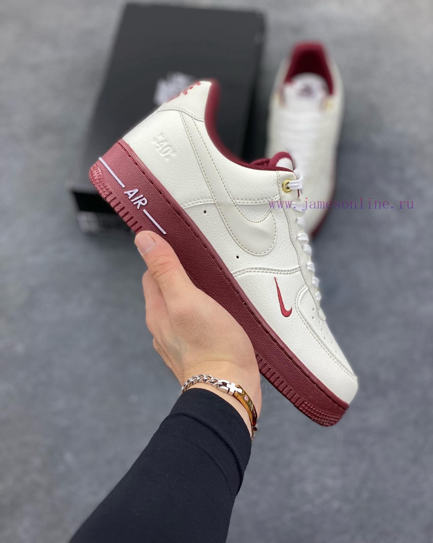 bpf4snq32sq.jpg New Customers Only, Limit One. CoreNike Air Force 1 Low 40th Anniversary Rice White Red Air Force No.1 Low Top Sports And Leis 9lww2c1p - Image 1