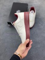 New Customers Only, Limit One. CoreNike Air Force 1 Low 40th Anniversary Rice White Red Air Force No.1 Low Top Sports And Leis 9lww2c1p - Image 4