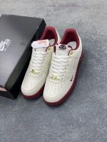 New Customers Only, Limit One. CoreNike Air Force 1 Low 40th Anniversary Rice White Red Air Force No.1 Low Top Sports And Leis 9lww2c1p - Image 9