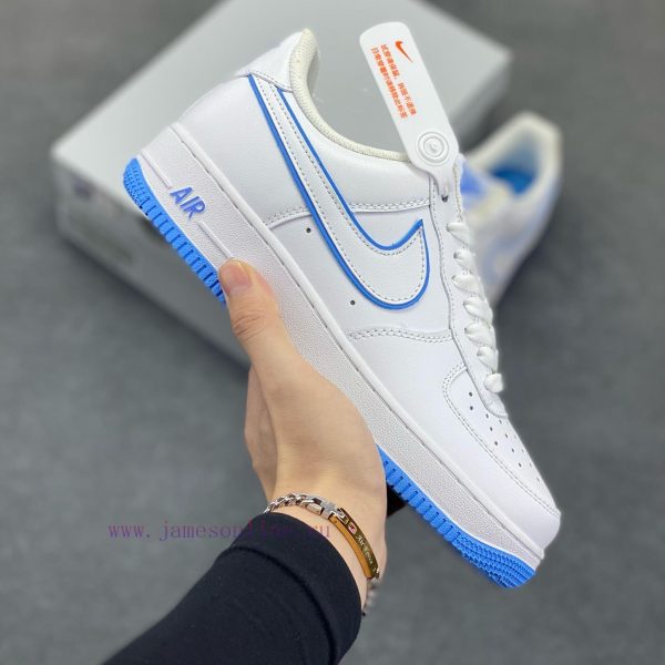 New Customers Only, Limit One. CoreNike Air Force 1 Low White And Blue Edge Air Force One Low Cut Sports And Leisure Board Sho n8ood9hr