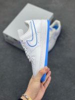 New Customers Only, Limit One. CoreNike Air Force 1 Low White And Blue Edge Air Force One Low Cut Sports And Leisure Board Sho n8ood9hr - Image 4