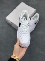 New Customers Only, Limit One. CoreNike Air Force 1 Low Little Quan Zhilong White And Black Air Force No.1 Low Cut Sports And satzsd4u - Image 3