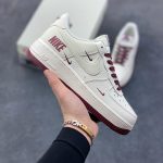 New Customers Only, Limit One. Nike Air Force 1 '07 Low "Milk Baijiu Red" Air Force No.1 High End Customized Low Top SneakerMi enjg2ll0