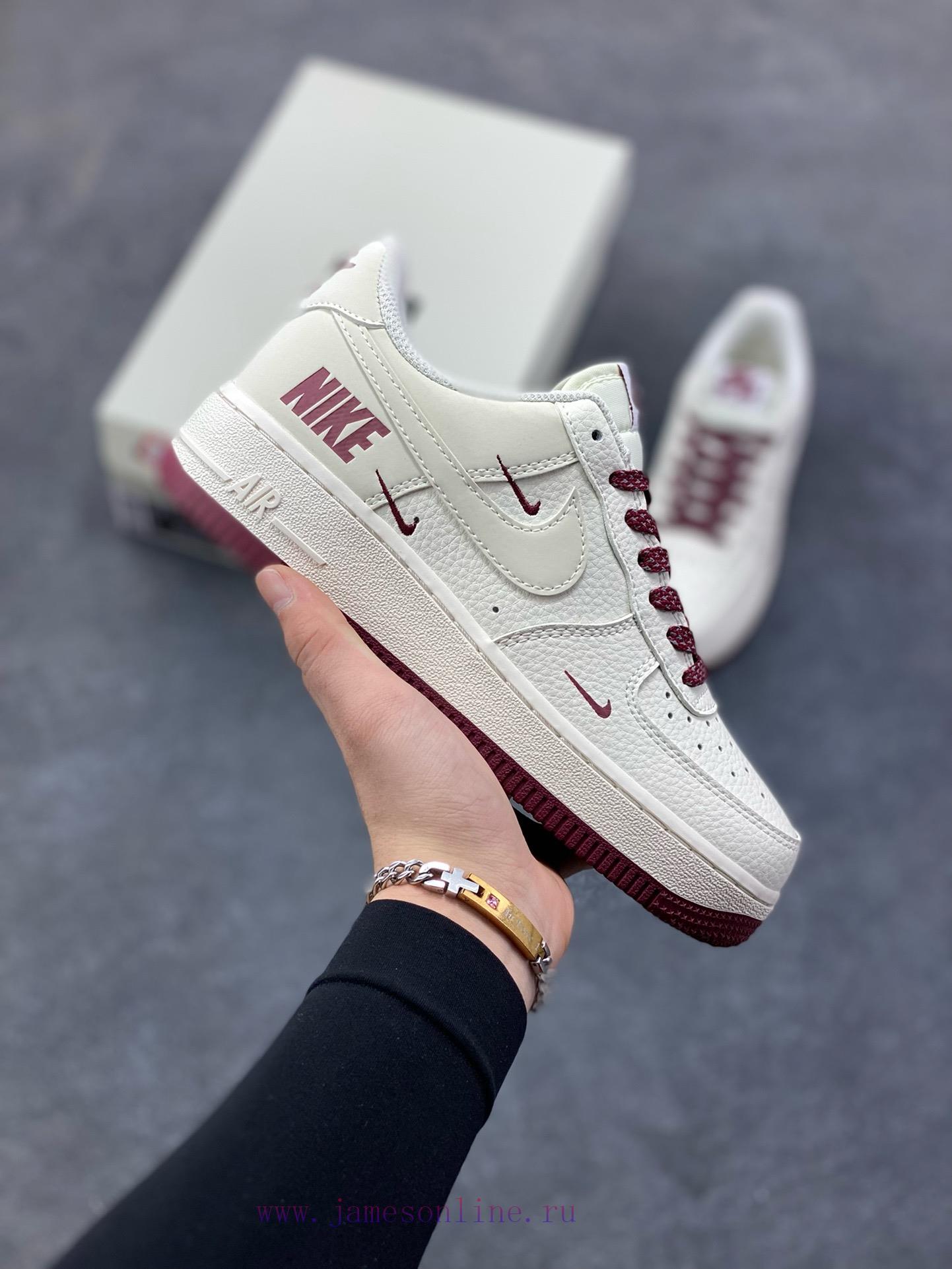 u2dnlsdumue.jpg New Customers Only, Limit One. Nike Air Force 1 '07 Low "Milk Baijiu Red" Air Force No.1 High End Customized Low Top SneakerMi enjg2ll0 - Image 1