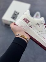 New Customers Only, Limit One. Nike Air Force 1 '07 Low "Milk Baijiu Red" Air Force No.1 High End Customized Low Top SneakerMi enjg2ll0 - Image 7