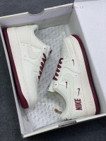 New Customers Only, Limit One. Nike Air Force 1 '07 Low "Milk Baijiu Red" Air Force No.1 High End Customized Low Top SneakerMi enjg2ll0 - Image 10