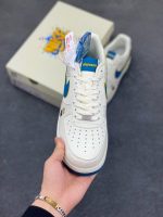 New Customers Only, Limit One. Nike Air Force 1 '07 Low Minions Collaboration - White Blue Gold Charm Air Force No.1 Low Top S 6kup6byh - Image 3