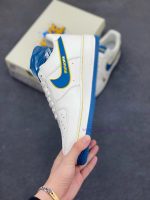 New Customers Only, Limit One. Nike Air Force 1 '07 Low Minions Collaboration - White Blue Gold Charm Air Force No.1 Low Top S 6kup6byh - Image 4