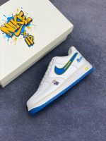 New Customers Only, Limit One. Nike Air Force 1 '07 Low Minions Collaboration - White Blue Gold Charm Air Force No.1 Low Top S 6kup6byh - Image 8