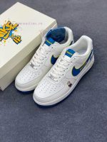 New Customers Only, Limit One. Nike Air Force 1 '07 Low Minions Collaboration - White Blue Gold Charm Air Force No.1 Low Top S 6kup6byh - Image 9
