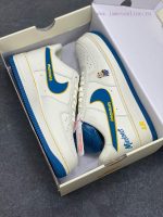 New Customers Only, Limit One. Nike Air Force 1 '07 Low Minions Collaboration - White Blue Gold Charm Air Force No.1 Low Top S 6kup6byh - Image 10