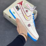 New Customers Only, Limit One. Nike Air Force 1 '07 Low Mario Collaboration - White And Blue Air Force One Low Top Sneakers Ca rfo2upt2