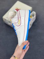 New Customers Only, Limit One. Nike Air Force 1 '07 Low Mario Collaboration - White And Blue Air Force One Low Top Sneakers Ca rfo2upt2 - Image 4