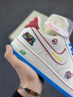 New Customers Only, Limit One. Nike Air Force 1 '07 Low Mario Collaboration - White And Blue Air Force One Low Top Sneakers Ca rfo2upt2 - Image 7