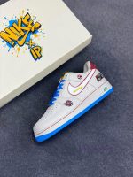 New Customers Only, Limit One. Nike Air Force 1 '07 Low Mario Collaboration - White And Blue Air Force One Low Top Sneakers Ca rfo2upt2 - Image 8