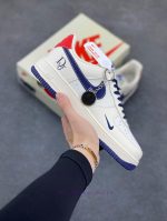 New Customers Only, Limit One. Nike Air Force 1 '07 Low "Dior Collaboration - Deep Blue And Red Tail" Air Force One Low Top Sn ia0yljjx