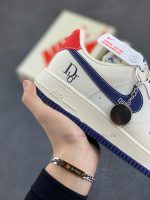 New Customers Only, Limit One. Nike Air Force 1 '07 Low "Dior Collaboration - Deep Blue And Red Tail" Air Force One Low Top Sn ia0yljjx - Image 7