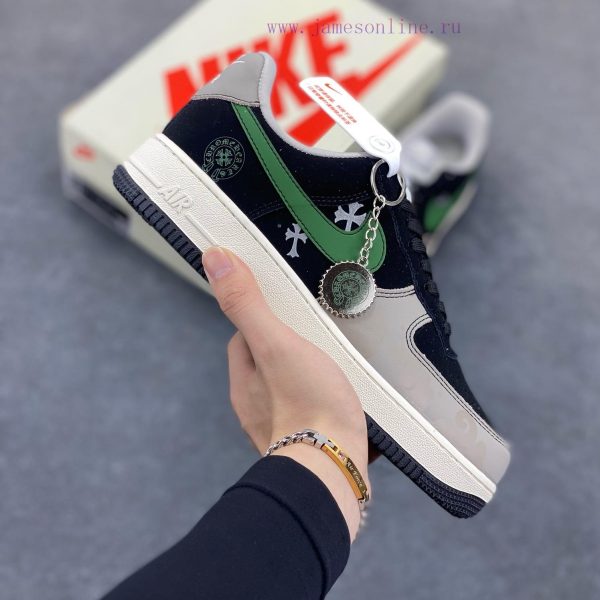 New Customers Only, Limit One. Nike Air Force 1 '07 Low "Croheart Collaboration - Black And Green Hook" Air Force One Low Top 6u6155r8